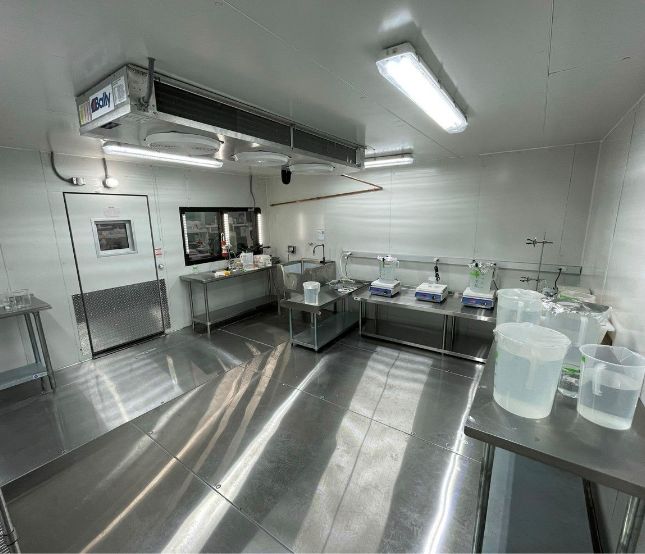 Clean Room Laboratory in a bio-scientific facility.